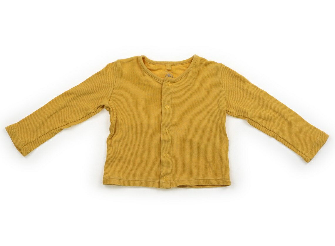プチバトー PETIT BATEAU カーディガン 80 女の子 黄色 子供服 ベビー服 キッズ アウトレット ユーズド 【中古】キッズ・ベビー・マタニティ