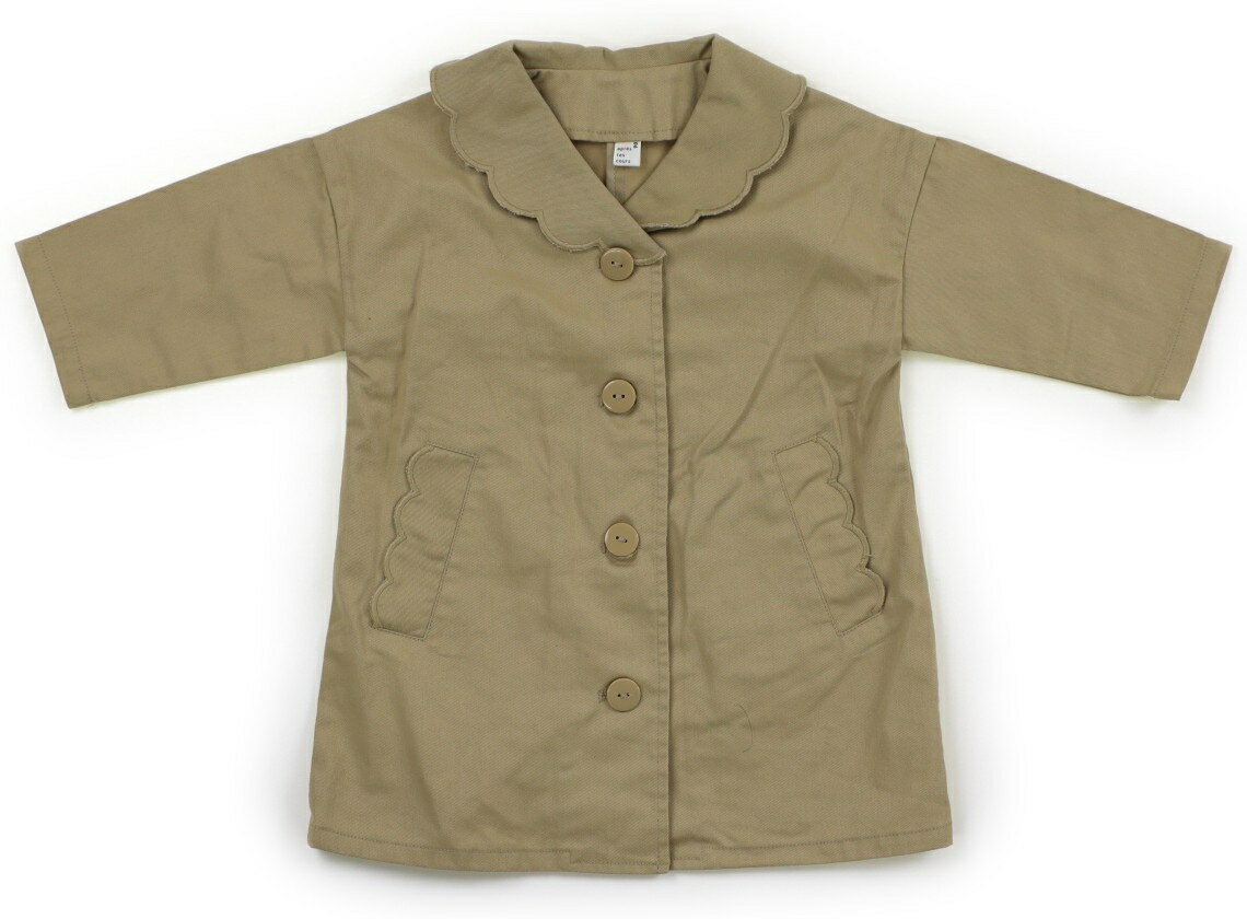 アプレレクール apres les cours ブルゾン・Gジャン 90 女の子 ベージュ 子供服 ベビー服 キッズ アウトレット ユーズド 【中古】キッズ・ベ...