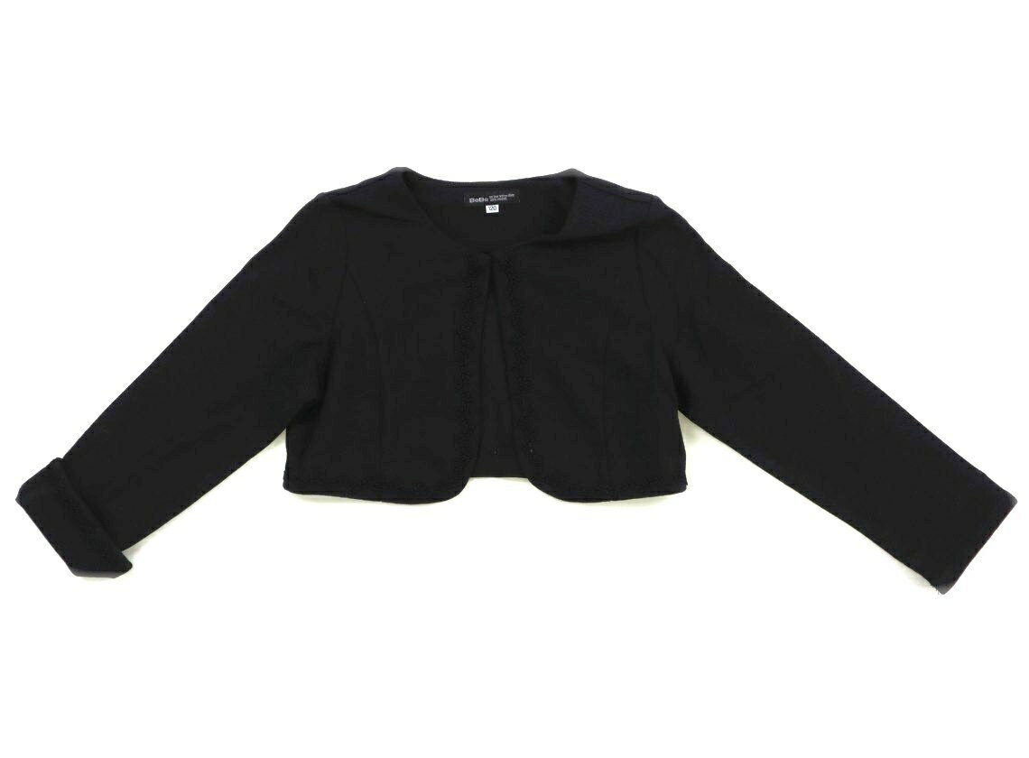 べべ BeBe カーディガン 120 女の子 ブラック 子供服 ベビー服 キッズ アウトレット ユーズド 【中古】キッズ・ベビー・マタニティ