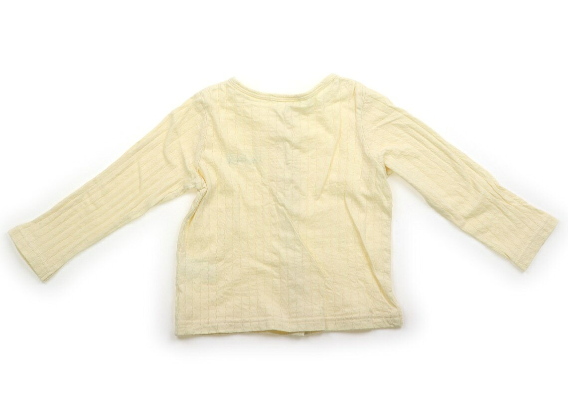 スラップスリップ SLAP SLIP カーディガン 100 女の子 パステルイエロー 子供服 ベ...