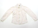 ムチャチャ muchacha シャツ・ブラウス 100 女の子 オフホワイト地・オレンジドット 子供服 ベビー服 キッズ アウトレット ユーズド 【中古】キッズ...
