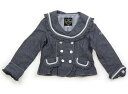 メゾピアノ mezzo piano ジャケット・ブレザー 120 女の子 ネイビーMIX 子供服 ベビー服 キッズ アウトレット ユーズド 【中古】キッズ・ベビ...
