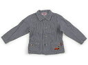 ミキハウス miki HOUSE ジャケット・ブレザー 110 男の子 ブルーヒッコリー 子供服 ベビー服 キッズ アウトレット ユーズド 【中古】キッズ・ベビ...