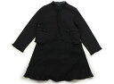 組曲 Kumikyoku 上下セット 130 女の子 ブラック 子供服 ベビー服 キッズ アウトレット ユーズド 【中古】キッズ・ベビー・マタニティ