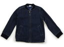 ブリーズ BREEZE ブルゾン・Gジャン 130 男の子 インディゴ・バンダナ柄 子供服 ベビー服 キッズ アウトレット ユーズド 【中古】キッズ・ベビー・マ...