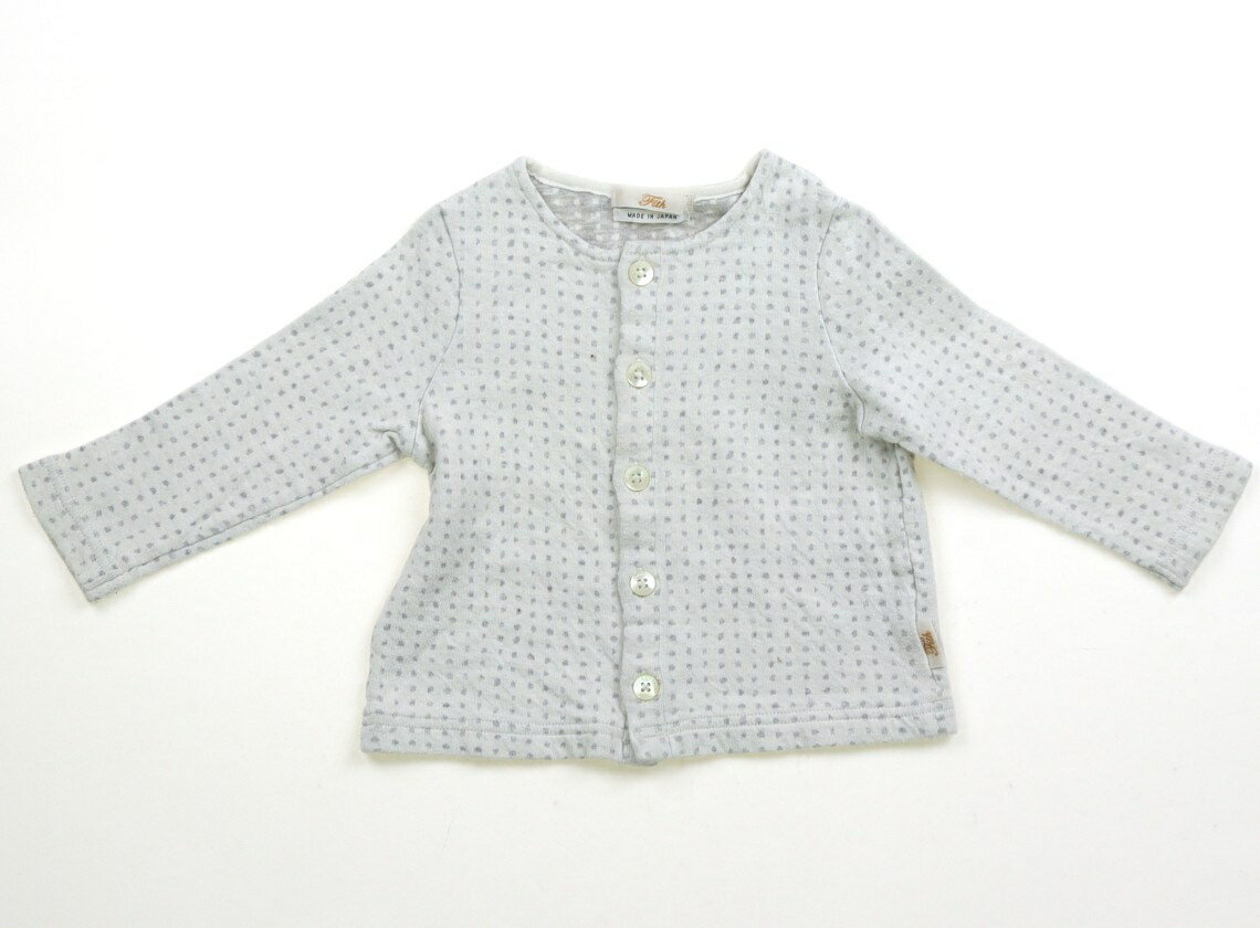 　ブランド 　FITH(フィス) 　カテゴリー 　カーディガン 　サイズ 　80サイズ 　色 　ホワイト・グレー・総柄 　状態 　★★ 　記名 　なし 　ジャンル 　Boy 綿100％。実際のサイズ表記は、S。小さな汚れがいくつか見られ、全体的に毛羽立ちが目立ちます。 ＊【状態】【サイズ】に関しての詳しい説明はこちら