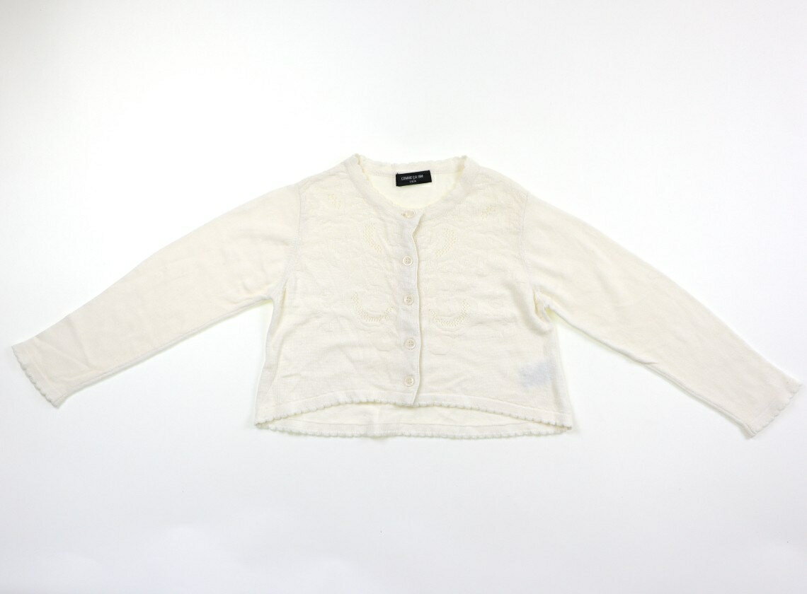 コムサイズム COMME CA ISM カーディガン 110 女の子 オフホワイト 子供服 ベビー服 キッズ アウトレット ユーズド 【中古】キッズ・ベビー・マタニティ