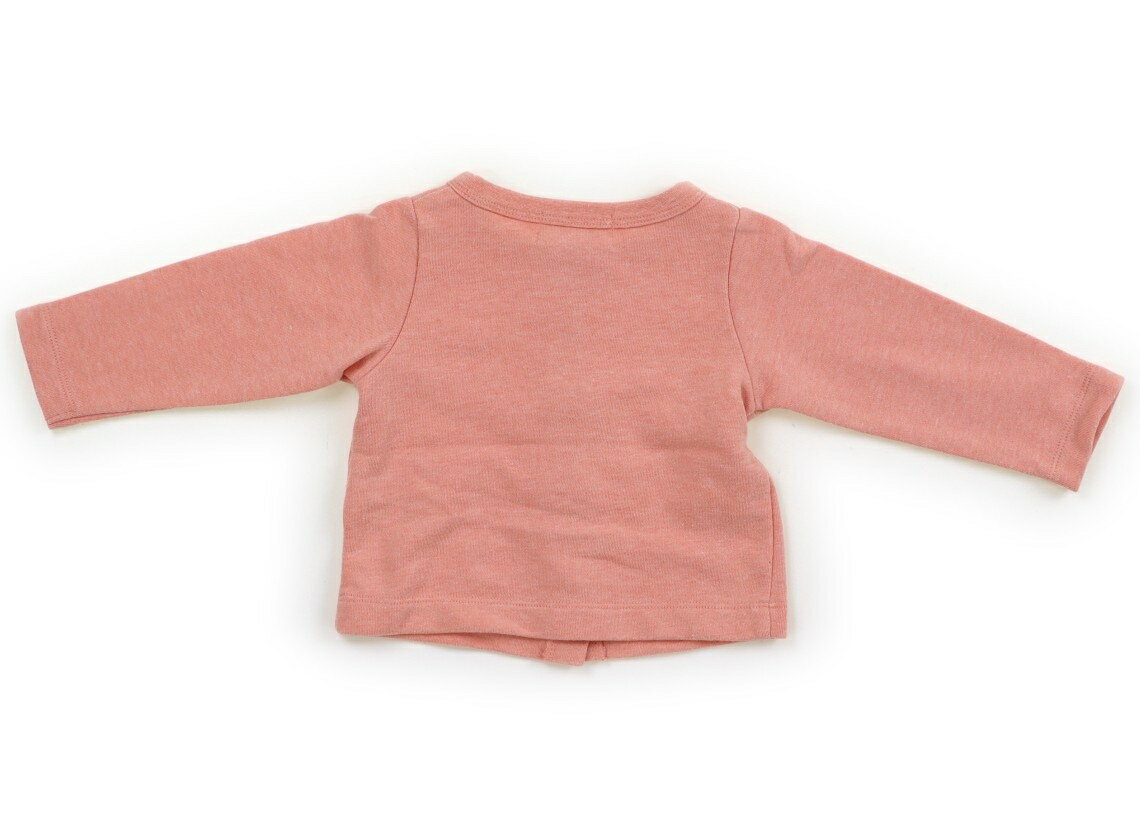CarryOnのラブ＆ピース＆マネー Love&Peace&Money カーディガン 80 女の子 サーモンピンク 子供服 ベビー服 キッズ アウトレット ユーズド 【中古】キッズ・ベビー・マタニティ｜アングル2