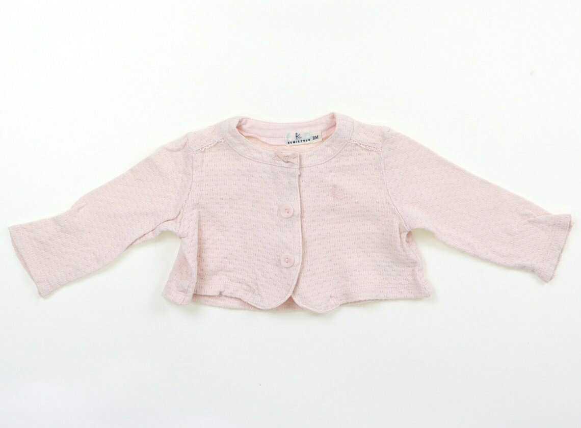 組曲 Kumikyoku カーディガン 80 女の子 ピンク 子供服 ベビー服 キッズ アウトレット ユーズド 【中古】キッズ・ベビー・マタニティ