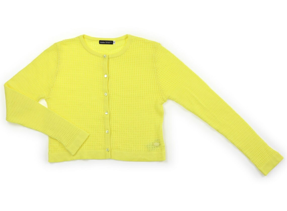 べべ BeBe カーディガン 150 女の子 黄色 子供服 ベビー服 キッズ アウトレット ユーズド 【中古】キッ..