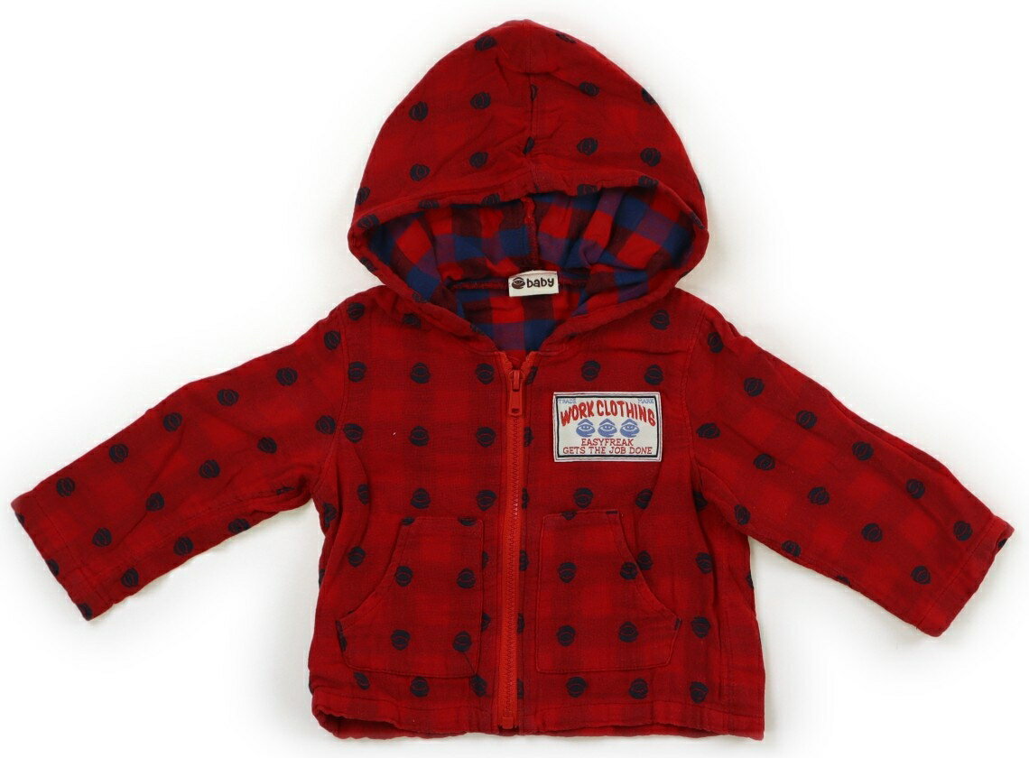 イーベビー e-baby パーカー 80 男の子 赤、ネイビー 子供服 ベビー服 キッズ アウトレット ユーズド 【中古】キッズ・ベビー・マタニティ