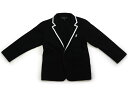アニエスベー agnes.b ジャケット・ブレザー 120 女の子 ブラック・ホワイト 子供服 ベビー服 キッズ アウトレット ユーズド 【中古】キッズ・ベビー...