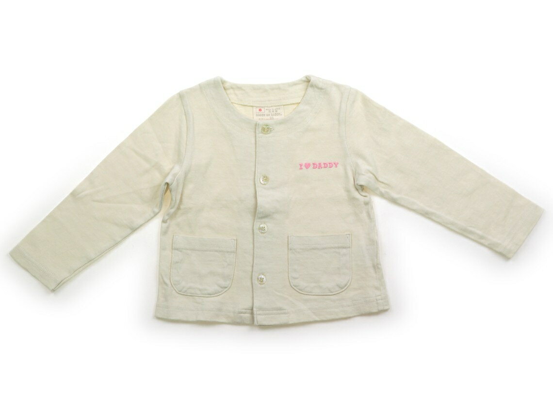 ダディーオーダディー Daddy Oh Daddy カーディガン 95 女の子 オフホワイト 子供服 ベビー服 キッズ ..