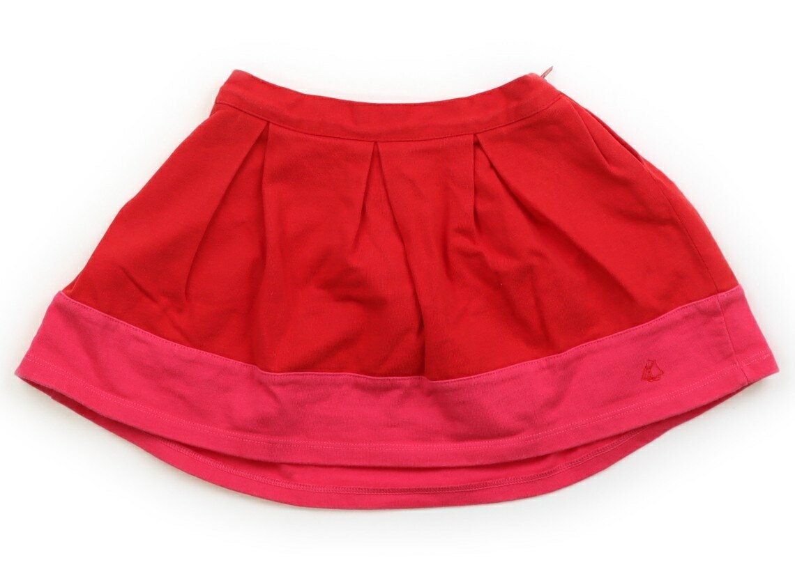 プチバトー PETIT BATEAU スカート 90 女の子 レッド 子供服 ベビー服 キッズ アウトレット ユーズド 【中古】キッズ・ベビー・マタニティ