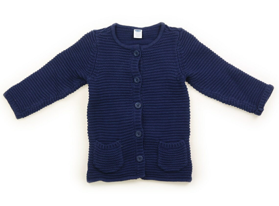 オールドネイビー OLDNAVY カーディガン 80 女の子 ネイビー 子供服 ベビー服 キッズ アウトレット ユーズド 【中古】キッズ ベビー マタニティ