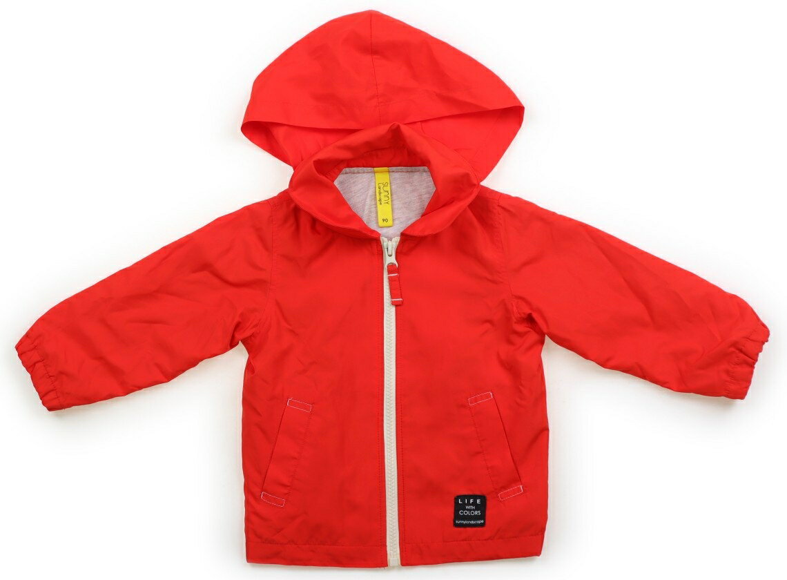 サニーランドスケープ Sunny Landscape ブルゾン・Gジャン 90 女の子 レッド 子供服 ベビー服 キッズ アウトレット ユーズド 【中古】キッズ...