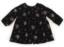 ボンポワン bonpoint ワンピース 70 女の子 ブラック総柄 子供服 ベビー服 キッズ アウトレット ユーズド 【中古】キッズ・ベビー・マタニティ(4)