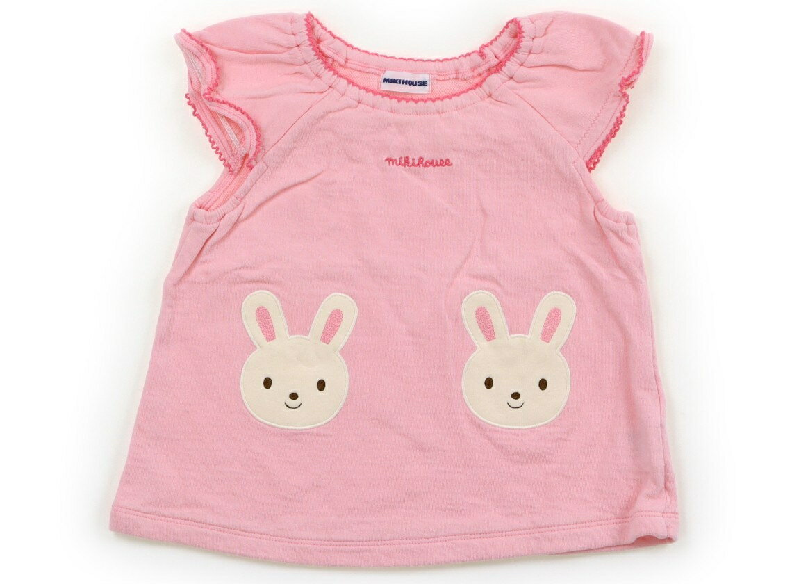 ミキハウス miki HOUSE チュニック 70 女の子 ピンク 子供服 ベビー服 キッズ アウトレット ユーズド ..