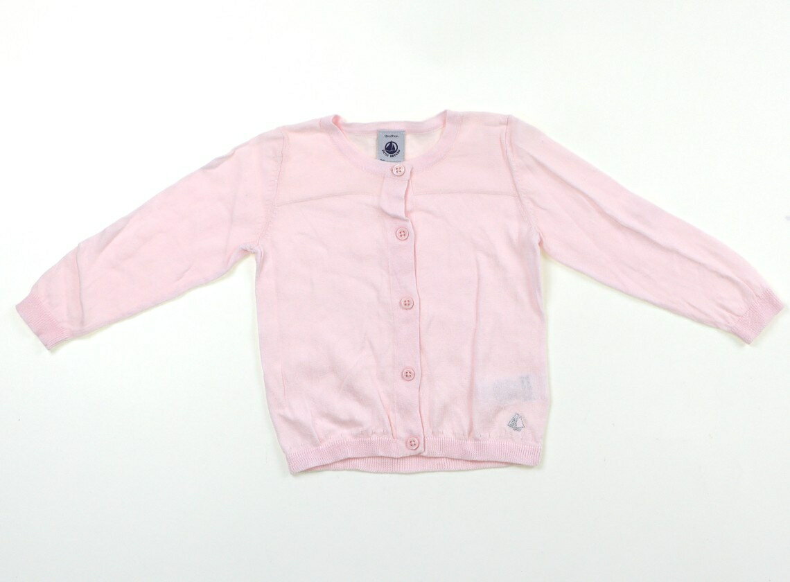 プチバトー PETIT BATEAU カーディガン 80 女の子 ピンク 子供服 ベビー服 キッズ アウトレット ユーズド 【中古】キッズ・ベビー・マタニティ