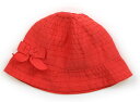 ジンボリー Gymboree 帽子 Hat/Cap 女の子 サーモンピンク、リボン 子供服 ベビー服 キッズ アウトレット ユーズド 【中古】キッズ・ベビー・マ...