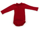 プチバトー PETIT BATEAU ロンパース 80 女の子 赤 子供服 ベビー服 キッズ アウトレット ユーズド 【中古】キッズ・ベビー・マタニティ