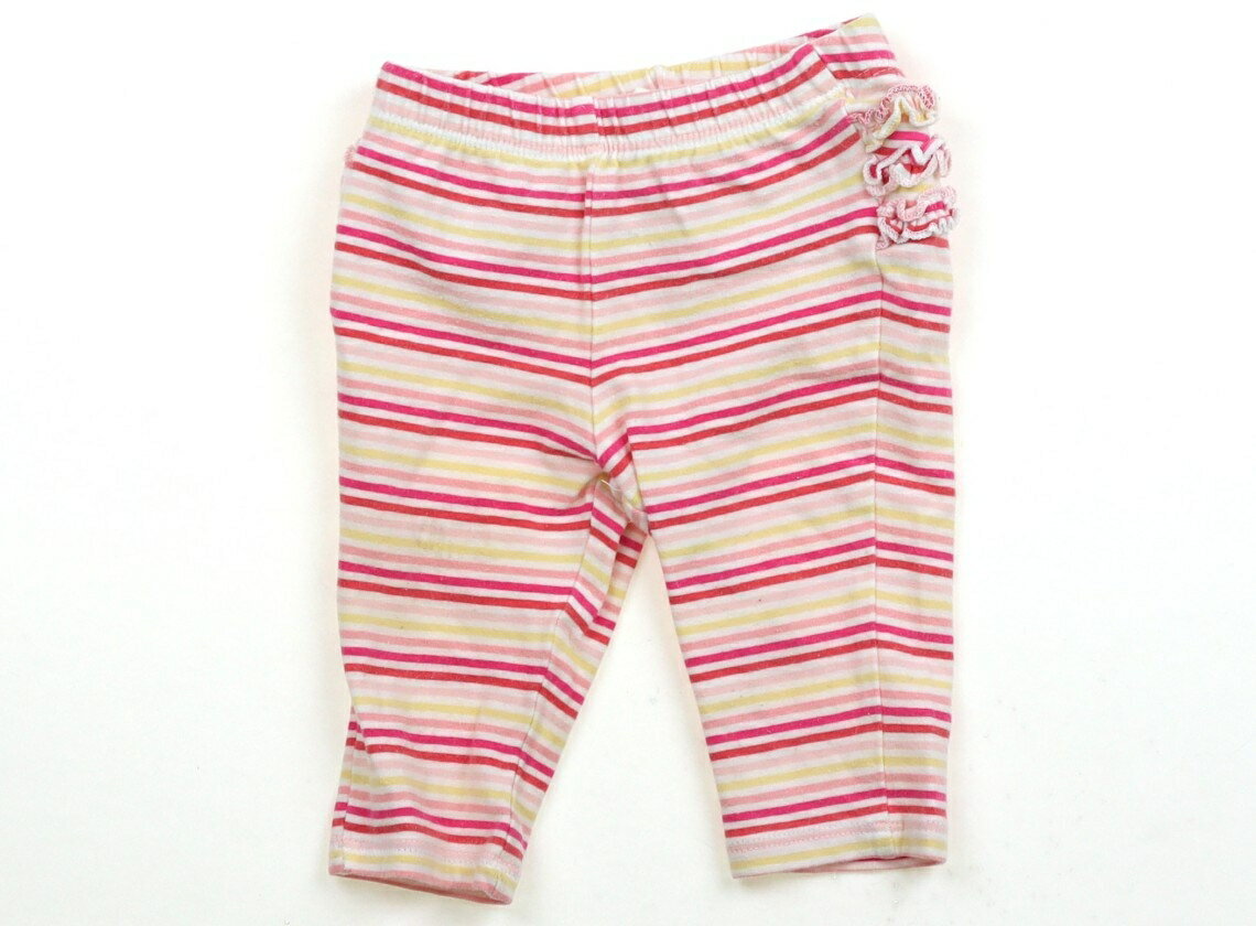 オールドネイビー OLDNAVY レギンス 60 女の子 アイボリー・ピンク系・ボーダー 子供服 ベビー服 キッズ アウトレット ユーズド 【中古】キッズ・ベビー・マタニティ