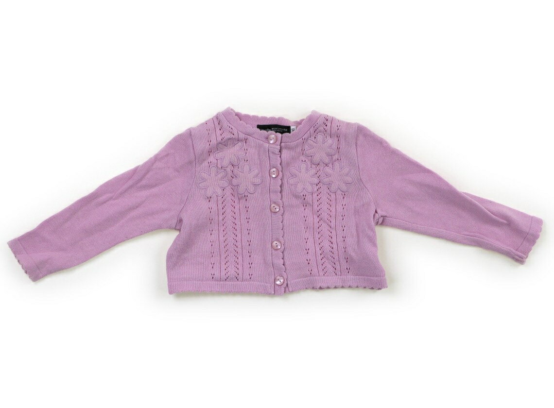べべ BeBe カーディガン 90 女の子 ライラック 子供服 ベビー服 キッズ アウトレット ユーズド 【中古】キッズ・ベビー・マタニティ