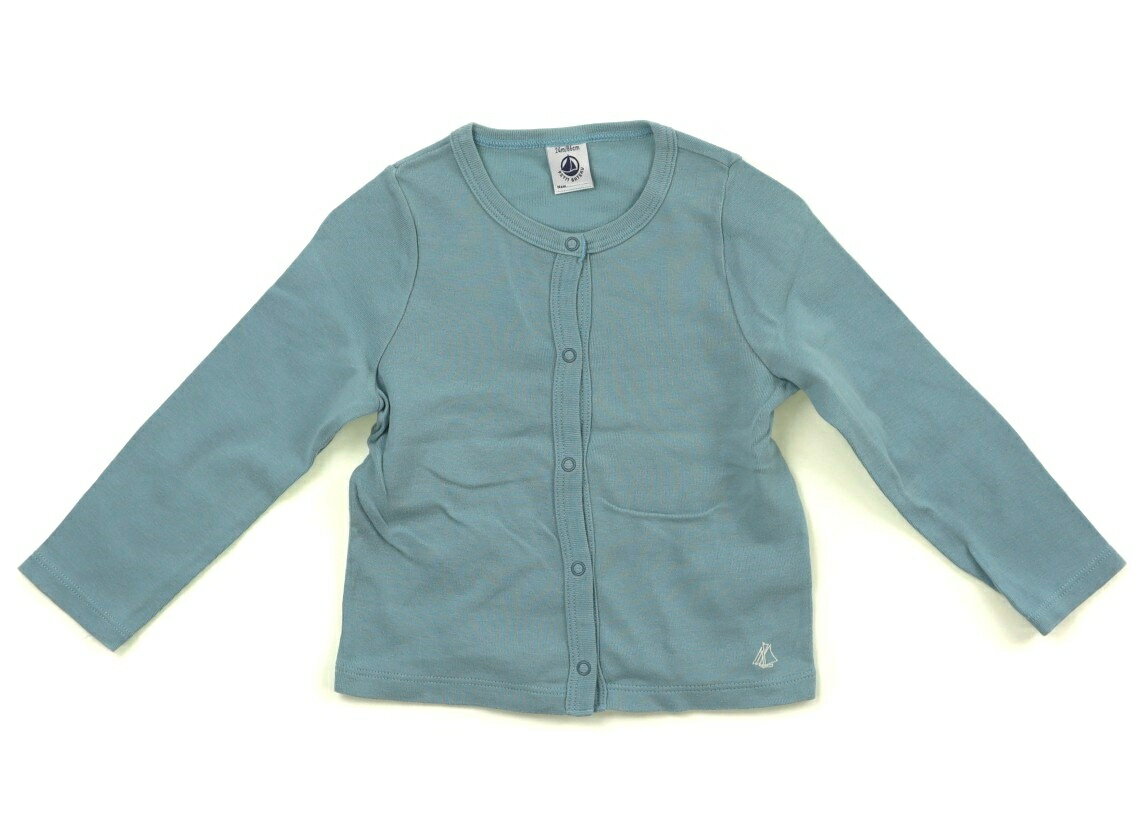 プチバトー PETIT BATEAU カーディガン 80 女の子 オールドブルー 子供服 ベビー服 キッズ アウトレット ユーズド 【中古】キッズ・ベビー・マタニティ