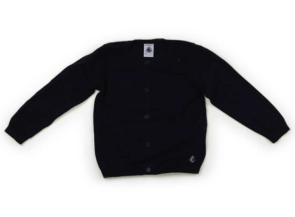 プチバトー PETIT BATEAU カーディガン 80 女の子 ネイビー 子供服 ベビー服 キッズ アウトレット ユーズド 【中古】キッズ・ベビー・マタニティ