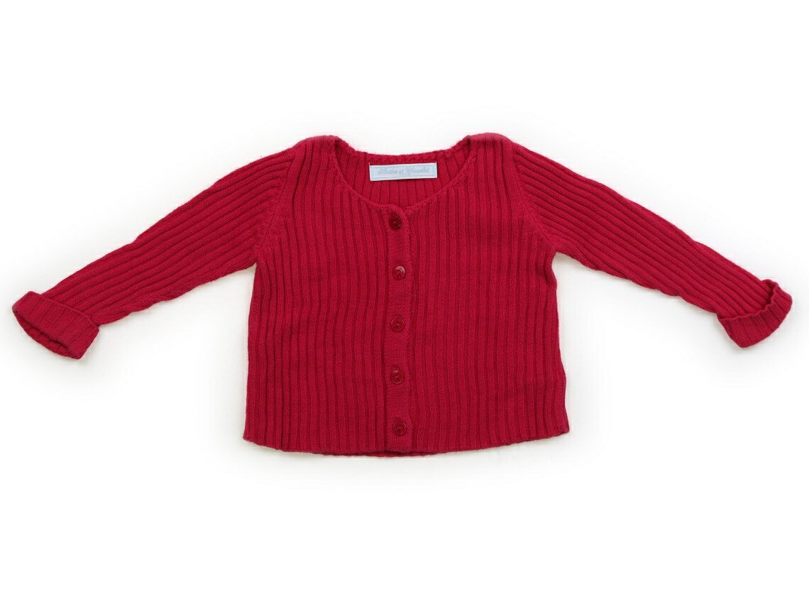 タルティーヌエショコラ Tartine et Chocolat カーディガン 70 女の子 ショッキングピンク 子供服 ベビー服 キッズ アウトレット ユーズド 【中古】キッズ・ベビー・マタニティ