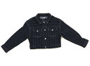 コムサフィユ COMME CA FILLE ジャケット・ブレザー 110 男の子 ネイビー・ホワイトライン 子供服 ベビー服 キッズ アウトレット ユーズド 【...