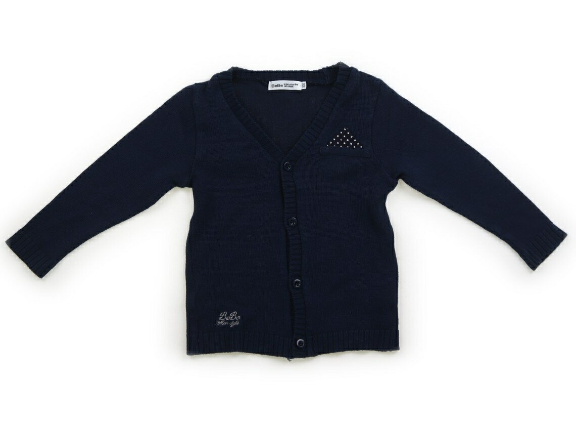 べべ BeBe カーディガン 100 男の子 ネイビー 子供服 ベビー服 キッズ アウトレット ユーズド 【中古】キッズ・ベビー・マタニティ