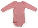 プチバトー PETIT BATEAU ロンパース 60 女の子 ピンク 子供服 ベビー服 キッズ アウトレット ユーズド 【中古】キッズ・ベビー・マタニティ