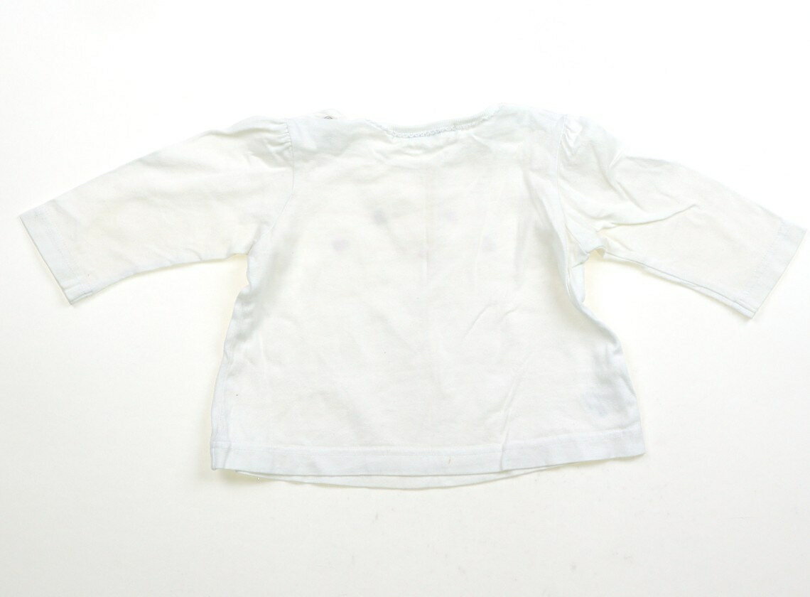 ファミリア familiar Tシャツ・カットソー 70 女の子 オフ白・ピンク・花 子供服 ベビー服 キッズ アウトレット ユーズド 【中古】キッズ・ベビー・マタニティ