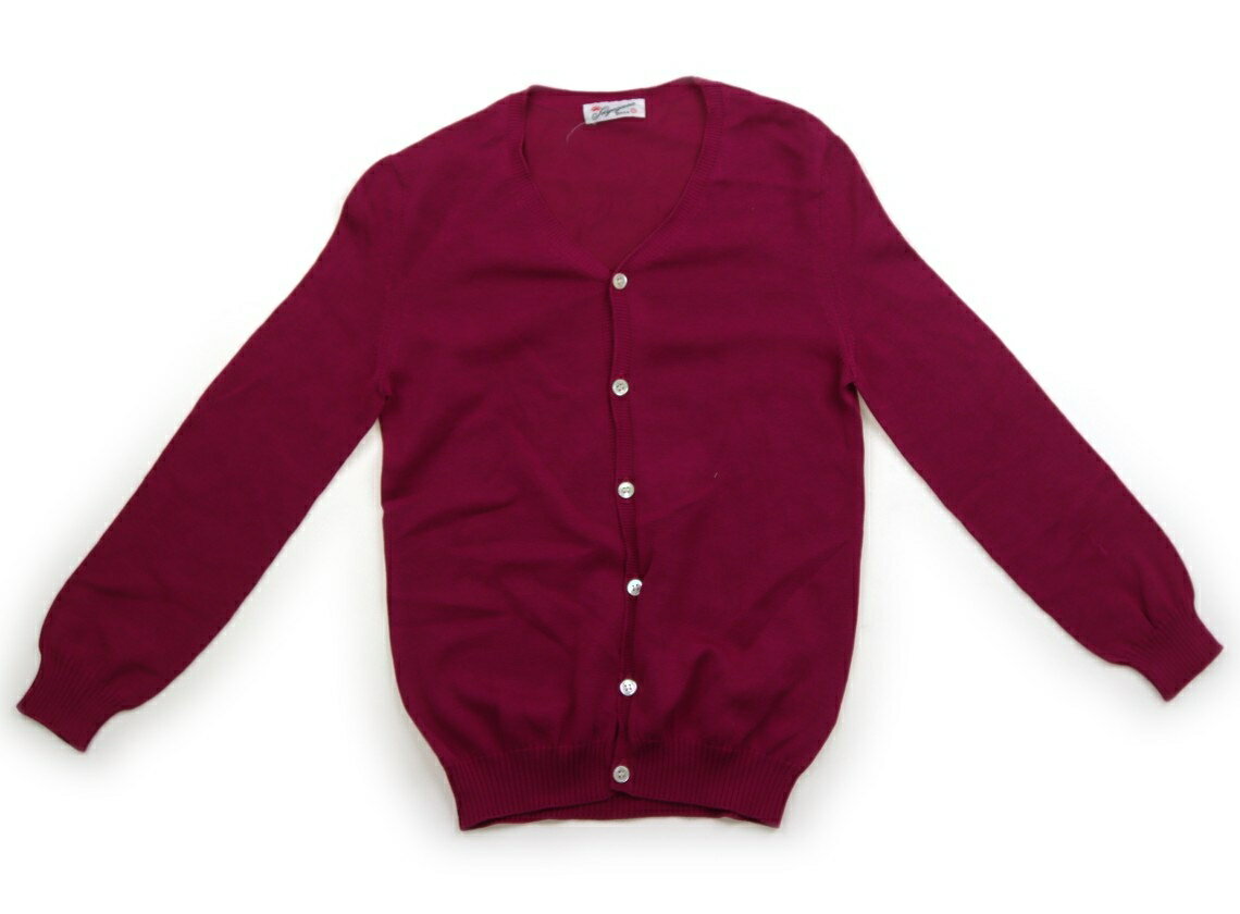 Cardigans - サヱグサ SAYEGUSA カーディガン 140 女の子 マゼンタ 子供服 ベビー服 キッズ アウトレット ユーズド 【中古】キッズ・ベビー・マタニティ