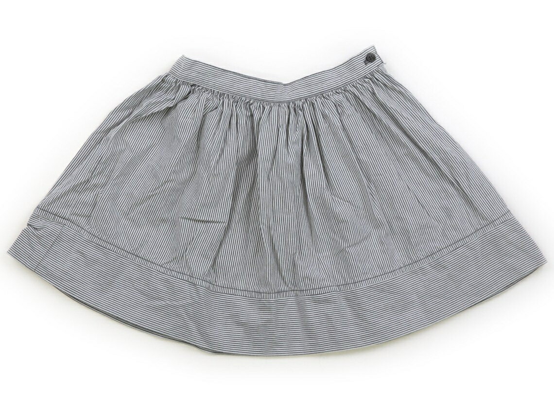 プチバトー PETIT BATEAU スカート 80 女の子 グレー・ストライプ 子供服 ベビー服 キッズ アウトレット ユーズド 【中古】キッズ・ベビー・マタニティ