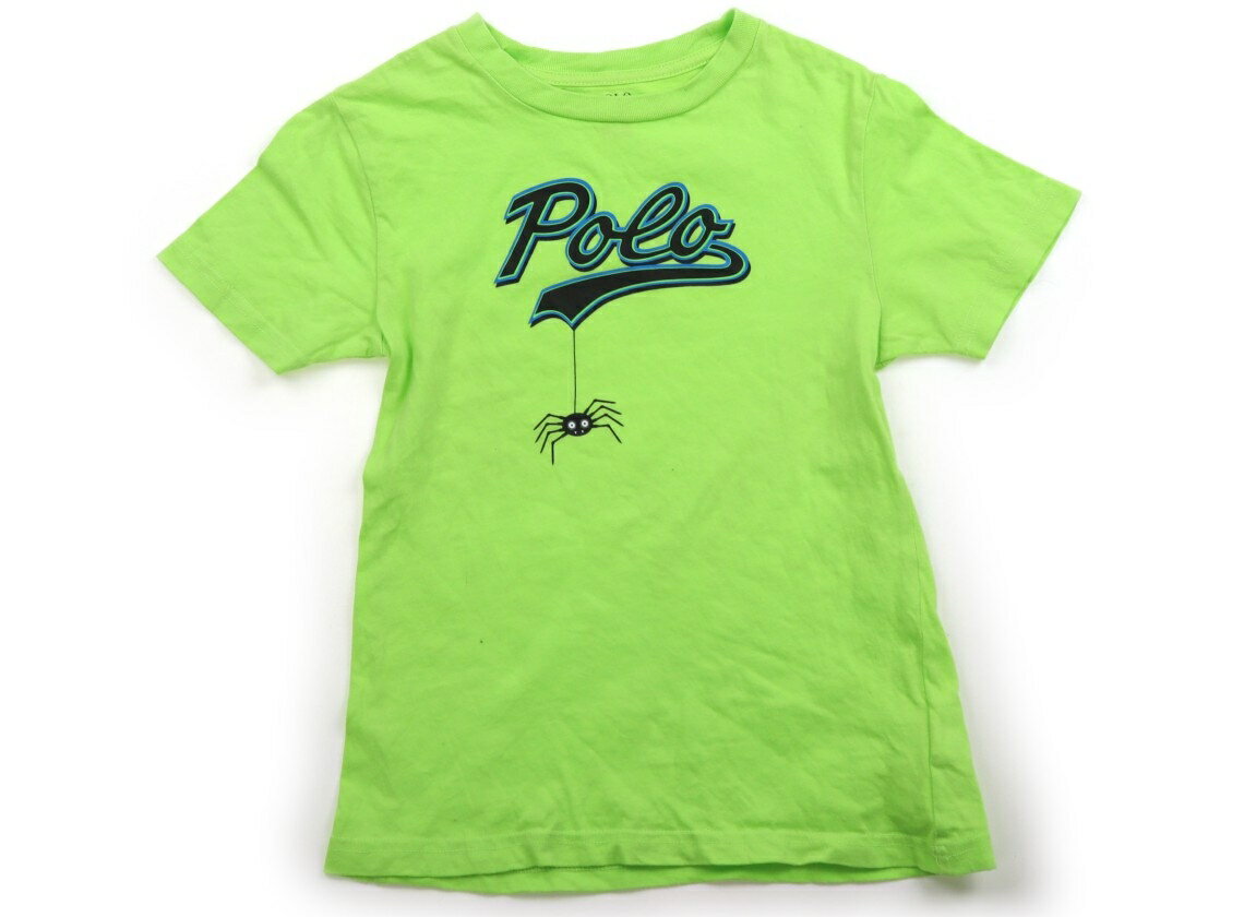 ポロラルフローレン POLO RALPH LAUREN Tシャツ・カットソー 130 女の子 ライトグリーン・英字 子供服 ベビー服 キッズ アウトレット ユーズド 【中古】キッズ・ベビー・マタニティ