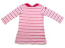 ミキハウス miki HOUSE チュニック 100 女の子 ピンク・ホワイト・ボーダー 子供服 ベビー服 キッズ アウトレット ユーズド 【中古】キッズ・ベビ...