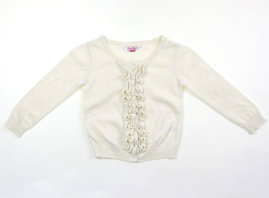 ラッフルバッツ Ruffle Butts カーディガン 120 女の子 ホワイト 子供服 ベビー服 ...