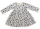ブリーズ BREEZE ワンピース 95 女の子 きなり、ネイビー 子供服 ベビー服 キッズ アウトレット ユーズド 【中古】キッズ・ベビー・マタニティ(4)