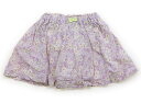 ラーゴム Lagom スカート 80 女の子 ライラック クリーム色 花柄 子供服 ベビー服 キッズ アウトレット ユーズド 【中古】キッズ・ベビー・マタニティ