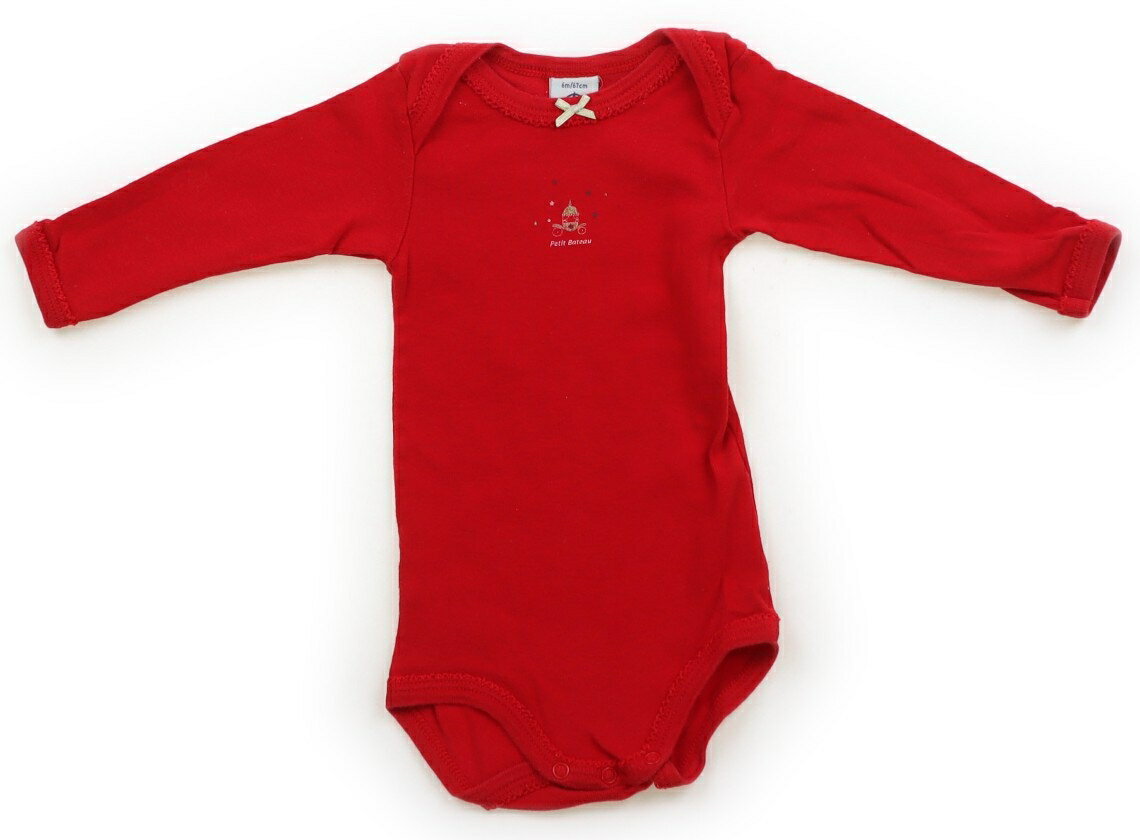 　ブランド 　PETIT BATEAU(プチバトー) 　カテゴリー 　ロンパース 　サイズ 　60サイズ 　色 　赤 　状態 　★★★ 　記名 　なし 　ジャンル 　Girl 実際のサイズ表記は67cm。全体に色あせ・毛羽立ちがありますがまだお使い頂けそうです。 ＊【状態】【サイズ】に関しての詳しい説明はこちら