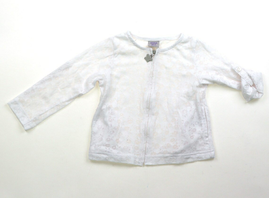 アナスイ ANNA SUI カーディガン 80 女の子 白 子供服 ベビー服 キッズ アウトレット ユーズド 【中古】キッズ・ベビー・マタニティ