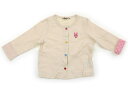 ホットビスケッツ Hot Biscuits カーディガン 90 女の子 クリーム 子供服 ベビー服 キッズ アウトレット ユーズド 【中古】キッズ・ベビー・マタニティ