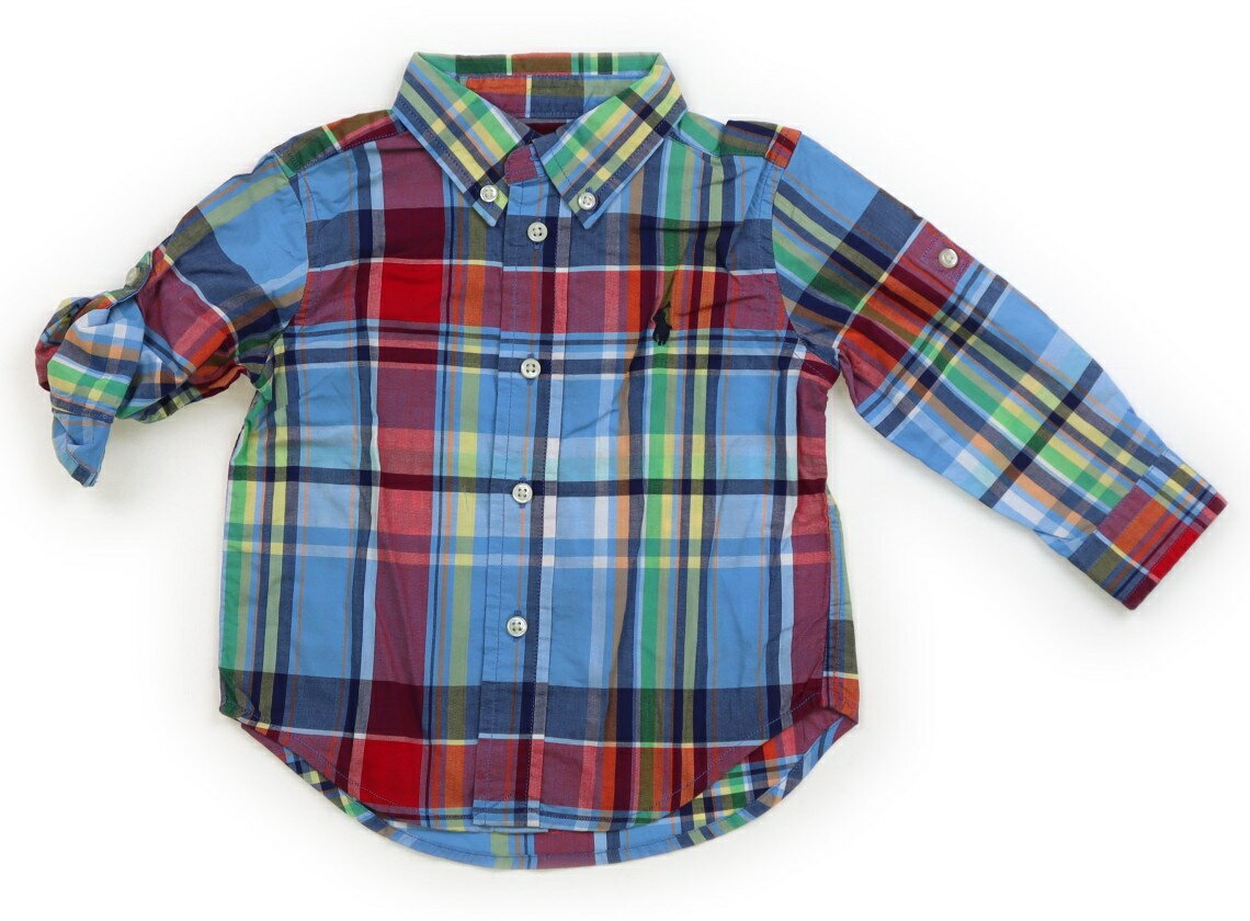 ラルフローレン Ralph Lauren シャツ・ブラウス 80 男の子 マルチチェック 子供服 ベビー服 キッズ アウトレット ユーズド 【中古】キッズ・ベビー・マタニティ