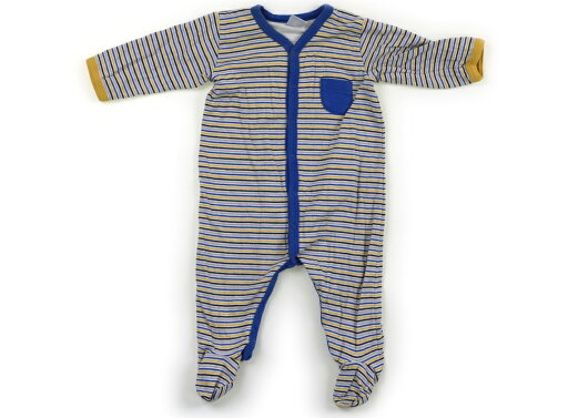 プチバトー PETIT BATEAU カバーオール 60 男の子 青 、黄、ボーダー 子供服 ベビー服 キッズ アウトレット ユーズド 【中古】キッズ・ベビー・マタニティ プチバトー PETIT BATEAU カバーオール 60 男の子 青 、黄、ボーダー 子供服 ベビー服 キッズ アウトレット ユーズド 【中古】キッズ・ベビー・マタニティ