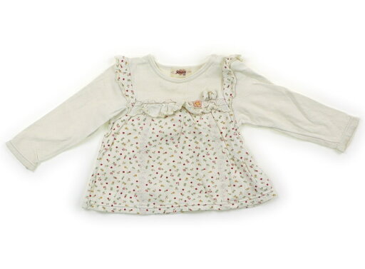 スーリー Souris チュニック 90 女の子 オフホワイト×小花柄 子供服 ベビー服 キッズ アウトレット ユーズド 【中古】キッズ・ベビー・マタニティ スーリー Souris チュニック 90 女の子 オフホワイト×小花柄 子供服 ベビー服 キッズ アウトレット ユーズド 【中古】キッズ・ベビー・マタニティ