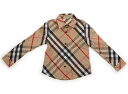 バーバリー BURBERRY シャツ・ブラウス 110 女の子 薄茶 ・赤・黒・チェック 子供服 ベビー服 キッズ アウトレット ユーズド 【中古】キッズ・ベビ...