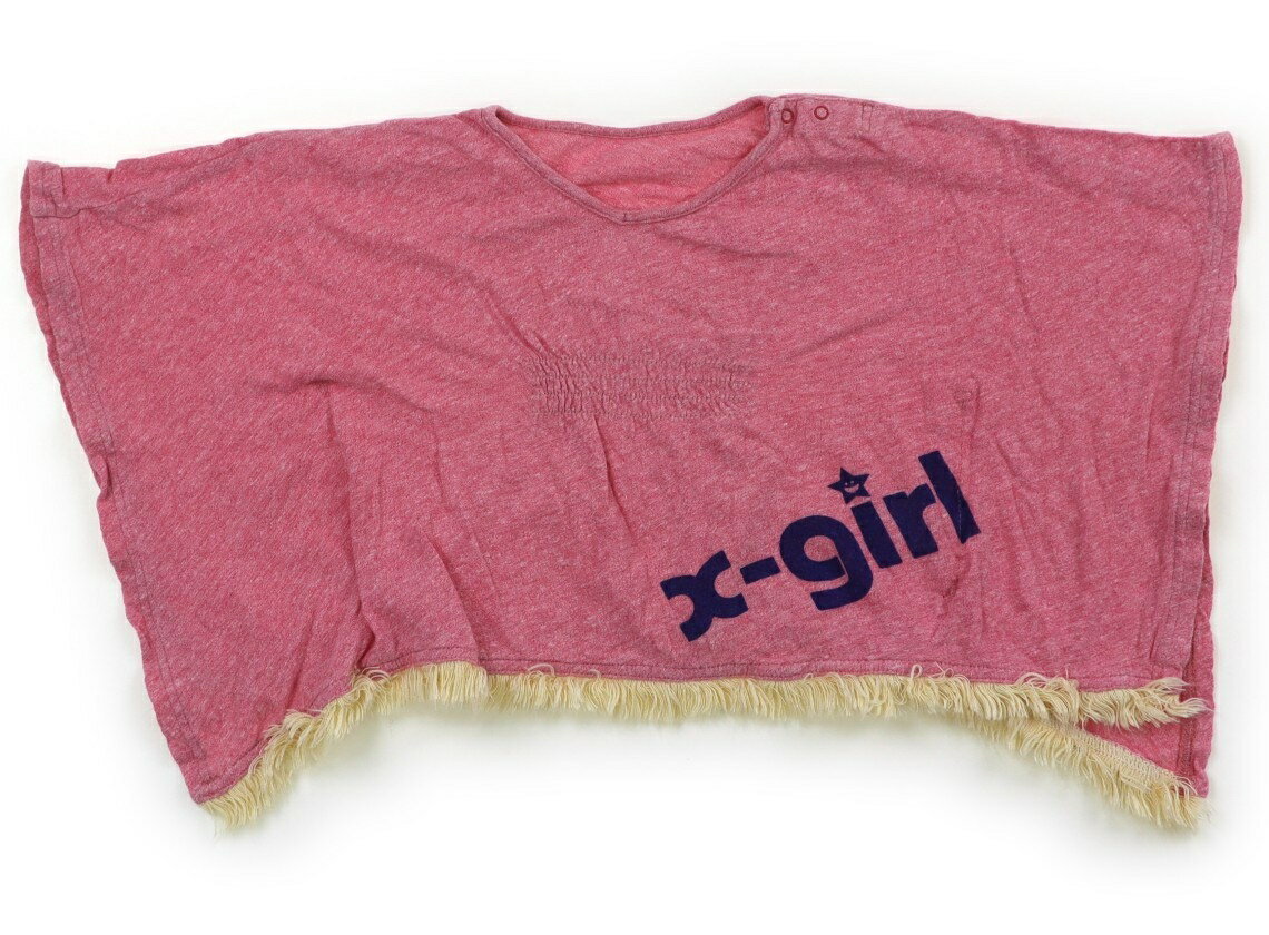 Xガール X-Girl Tシャツ・カットソー 90 女の子 ピンク 子供服 ベビー服 キッズ アウトレット ユーズド 【中古】キッズ・ベビー・マタニティ