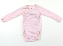 プチバトー PETIT BATEAU ロンパース 60 女の子 ピンク 子供服 ベビー服 キッズ アウトレット ユーズド 【中古】キッズ・ベビー・マタニティ(4)